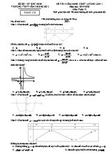 Đề thi kiểm định chất lượng lần 1 môn Toán Lớp 12 - Mã đề 132 - Năm học 2019-2020 - Trường THPT Yên Phong số 2
